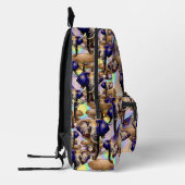 Afrikaanse olifant surrealistisch portret bedrukte rugzak (Links)