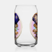 Afrikaanse olifant surrealistisch portret blikvorm glas (Links)