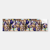 Afrikaanse olifant surrealistisch portret bumpersticker (Voorkant)