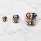 Afrikaanse olifant surrealistisch portret confetti (Voorkanten)