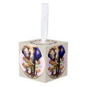 Afrikaanse olifant surrealistisch portret decoratie (Voorkant hoekig)