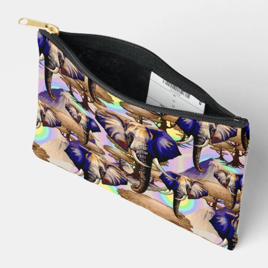 Afrikaanse olifant surrealistisch portret Fanny Pa Etui (Open)