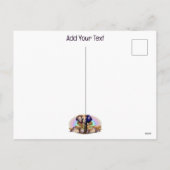 Afrikaanse olifant surrealistisch portret feestdagenkaart (Achterkant)