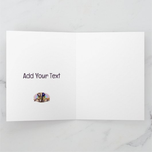 Afrikaanse olifant surrealistisch portret kaart (Binnen)