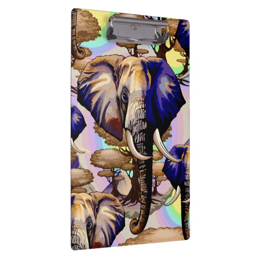Afrikaanse olifant surrealistisch portret klembord (Rechts)