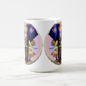 Afrikaanse olifant surrealistisch portret koffiemok (Center)