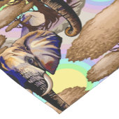 Afrikaanse olifant surrealistisch portret korte tafelloper (Hoek)