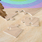 Afrikaanse olifant surrealistisch portret legpuzzel (Zijkant)