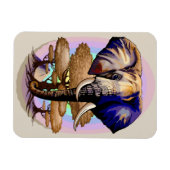 Afrikaanse olifant surrealistisch portret magneet (Horizontaal)