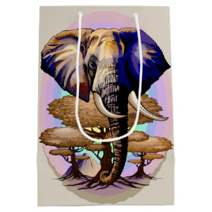 Afrikaanse olifant surrealistisch portret medium cadeauzakje