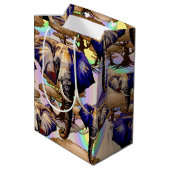 Afrikaanse olifant surrealistisch portret medium cadeauzakje (Achterkant Gekanteld)