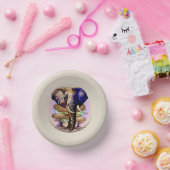 Afrikaanse olifant surrealistisch portret papieren kommen (Feest)