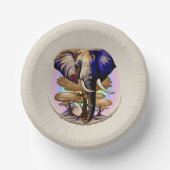 Afrikaanse olifant surrealistisch portret papieren kommen (Voorkant)