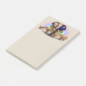 Afrikaanse olifant surrealistisch portret post-it® notes (Schuin)