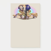 Afrikaanse olifant surrealistisch portret post-it® notes (Voorkant)