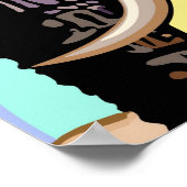 Afrikaanse olifant surrealistisch portret poster (Hoek)