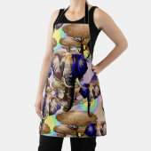 Afrikaanse olifant surrealistisch portret schort (Insitu)