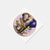 Afrikaanse olifant surrealistisch portret servet (Hoek)