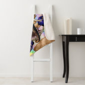 Afrikaanse olifant surrealistisch portret sherpa deken (In situ)