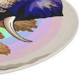 Afrikaanse olifant surrealistisch portret snijplank (Hoek)