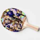Afrikaanse olifant surrealistisch portret tafeltennisbatje (Zijkant)