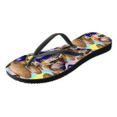 Afrikaanse olifant surrealistisch portret teenslippers (Schuin)