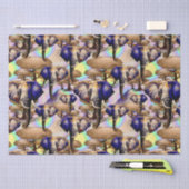 Afrikaanse olifant surrealistisch portret tissuepapier (Craft)