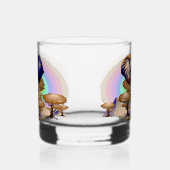 Afrikaanse olifant surrealistisch portret whisky glas (Links)