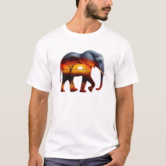 Afrikaanse olifant T-Shirt (Voorkant)