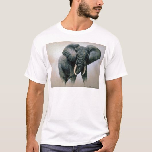 Afrikaanse olifant t-shirt (Voorkant)
