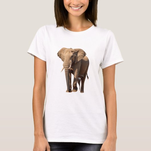 Afrikaanse olifant t-shirt (Voorkant)
