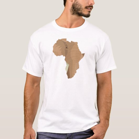 Afrikaanse olifant t-shirt (Voorkant)