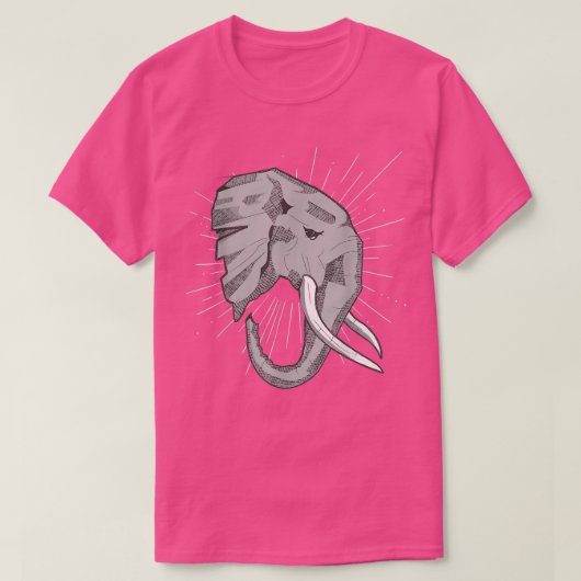 Afrikaanse olifant t-shirt (Design voorkant)