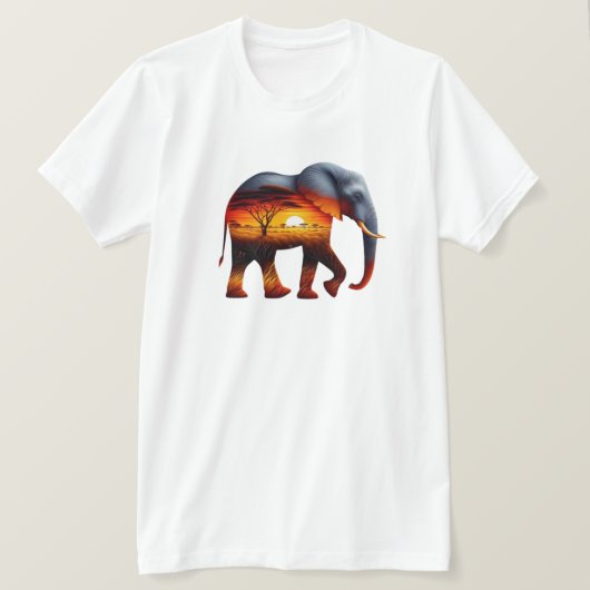 Afrikaanse olifant T-Shirt (Design voorkant)
