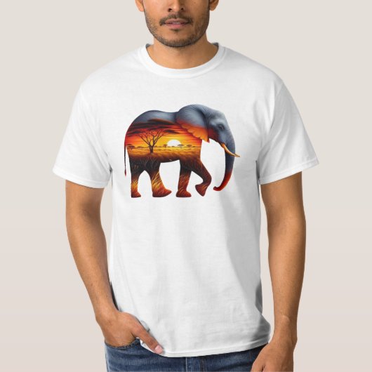 Afrikaanse olifant T-Shirt (Voorkant)