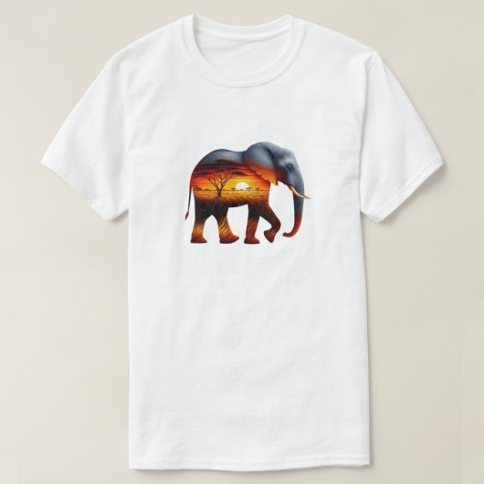 Afrikaanse olifant T-Shirt (Design voorkant)