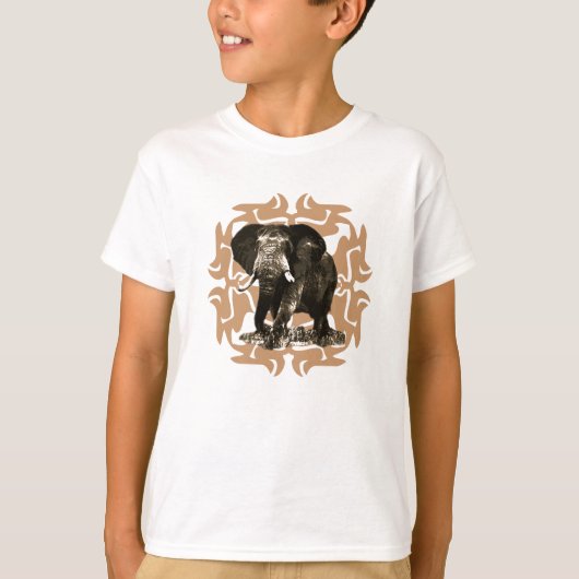 Afrikaanse olifant t-shirt (Voorkant)