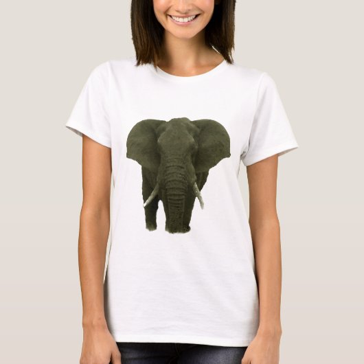 Afrikaanse olifant t-shirt (Voorkant)