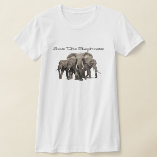 Afrikaanse olifant T-shirts (Laagn)
