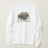 Afrikaanse olifant T-shirts (Design voorkant)