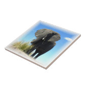 Afrikaanse olifant tegeltje (Zijkant)