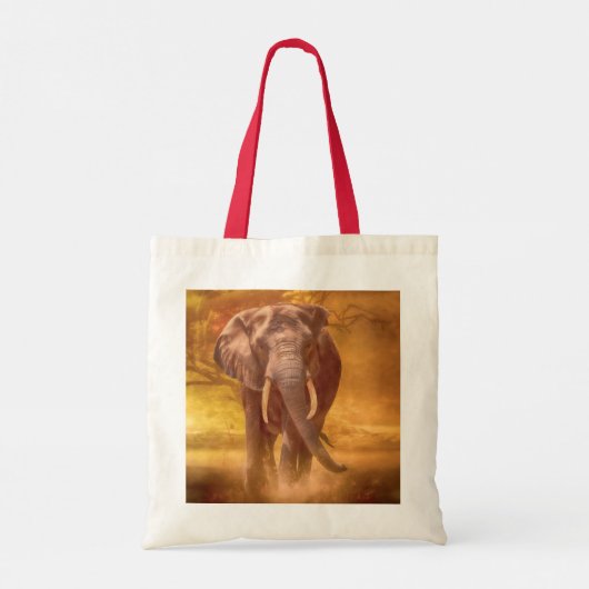 Afrikaanse olifant tote bag (Achterkant)