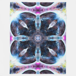 Afrikaanse olifant Tribal Spirit Mandala Quilt Fleece Deken