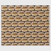 Afrikaanse olifant Tusk Warthogs en Olephants Cadeaupapier (Vlak)