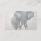 Afrikaanse olifant visitekaartje (Achterkant)