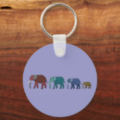Afrikaanse olifant Walk Sleutelhanger (Voorkant)