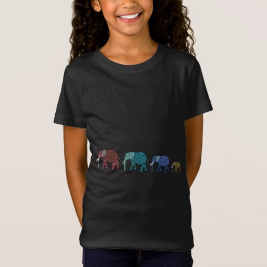 Afrikaanse olifant Walk T-shirt (Voorkant)