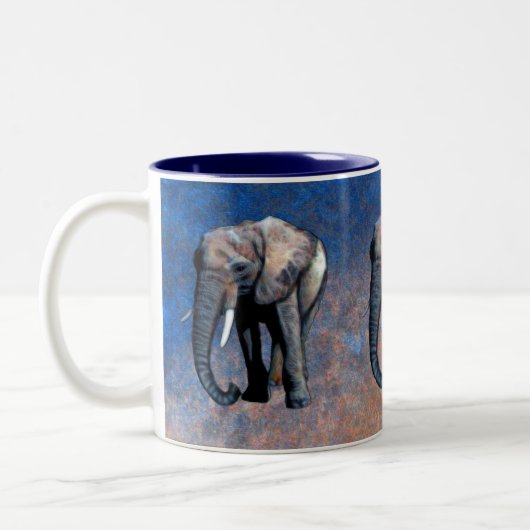 Afrikaanse olifant Wildlife-supporter Drink Mok (Links)