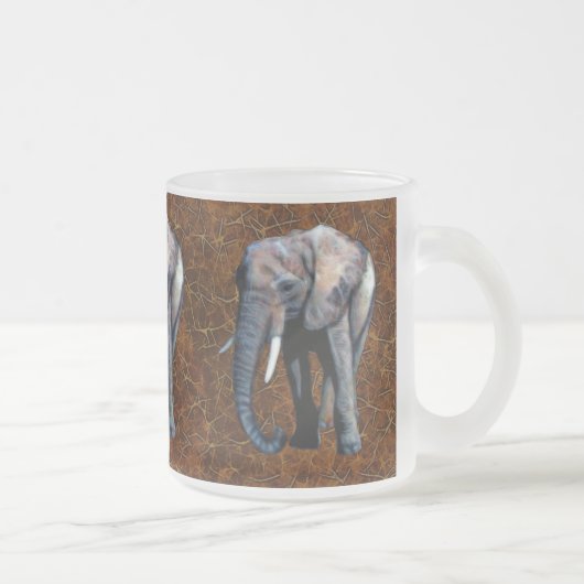 Afrikaanse olifant Wildlife-supporter Drink Mok (Rechts)