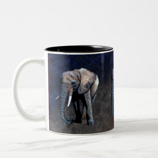 Afrikaanse olifant Wildlife-supporter Drink Mok (Links)